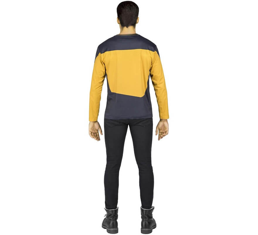 Camiseta Disfraz de Data de Star Trek para hombre-B