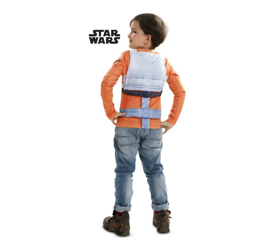 Camiseta disfraz Luke Skywalker de Star Wars para niño-B