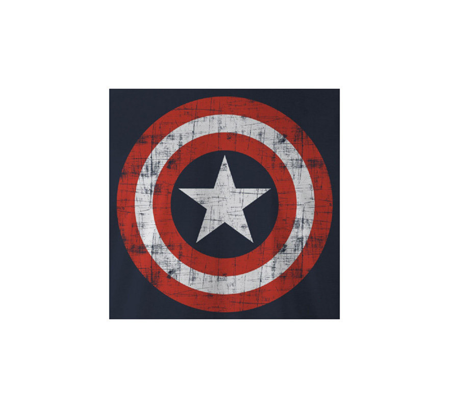 Camiseta Marvel Capitán América Vintage-B