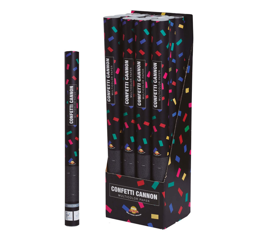 Cañón Confetti Kabuki Multicolor de Papel de 80 cm-B