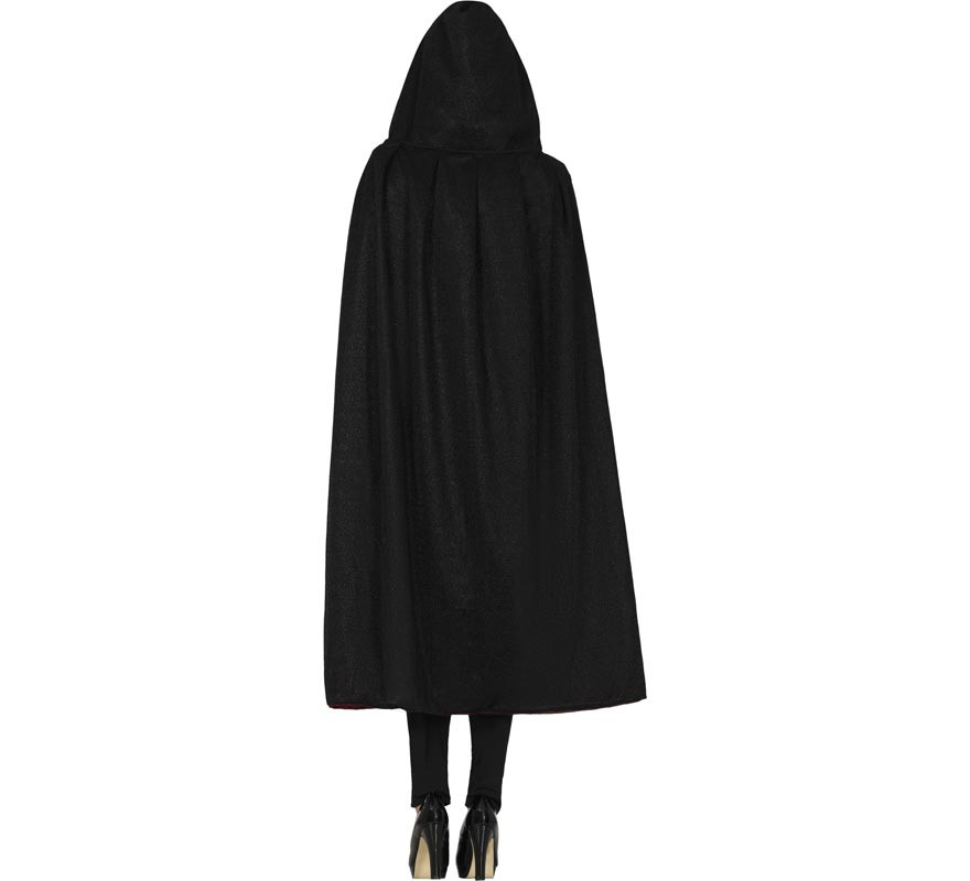 Red Shiny Cape with Hood 120 cm-B