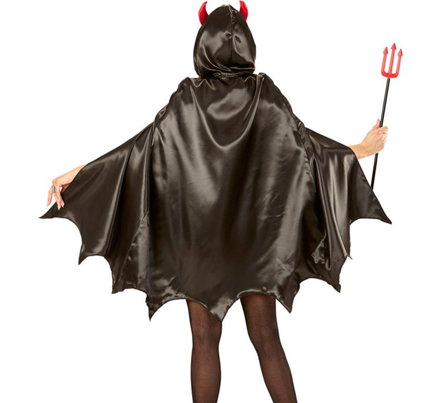 Cape à capuche du diable pour femme-B