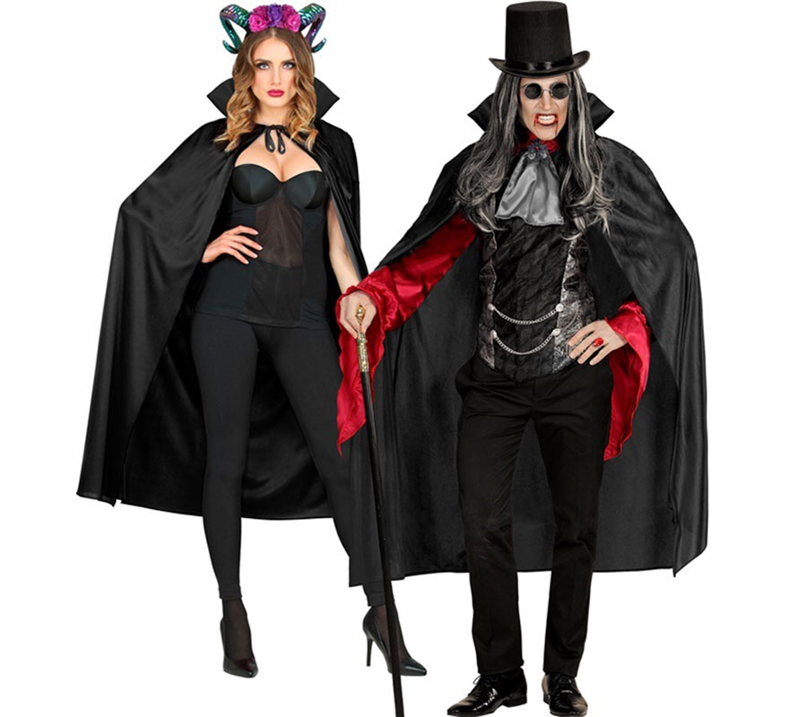 130cm black cape for adults-B