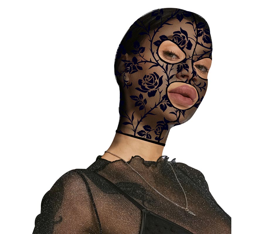 Openwork Flower Hood-B