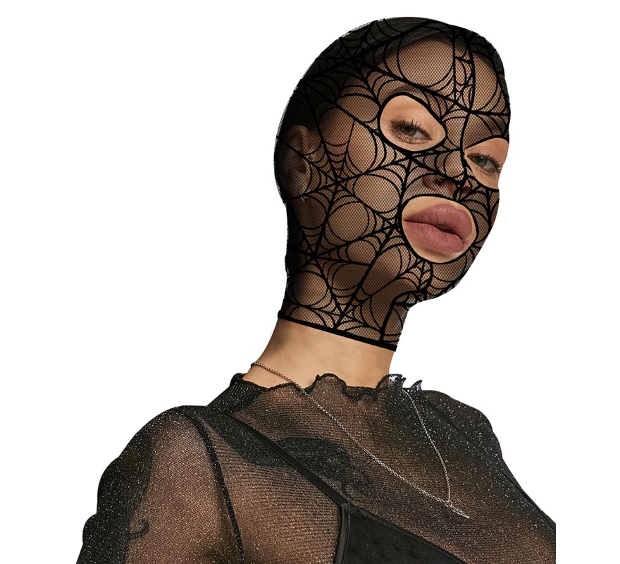 Spiderweb Openwork Hood-B
