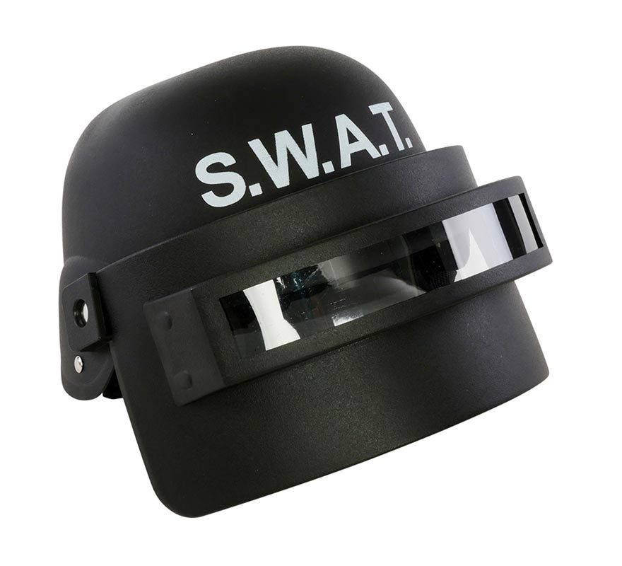 Schwarzer Swat -Helm für Erwachsene-B