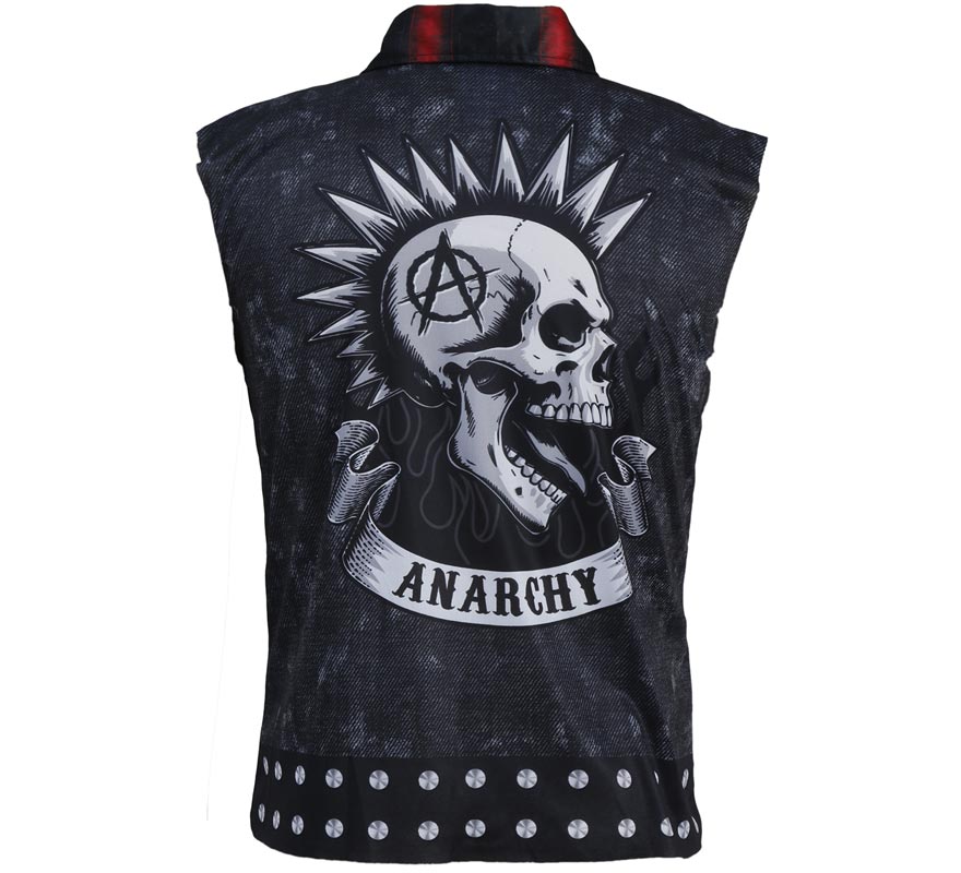 Chaleco Anarchy Punk para hombre-B