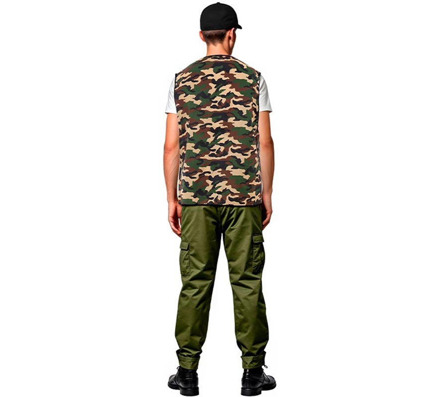 Chaleco Militar Camuflado adulto-B