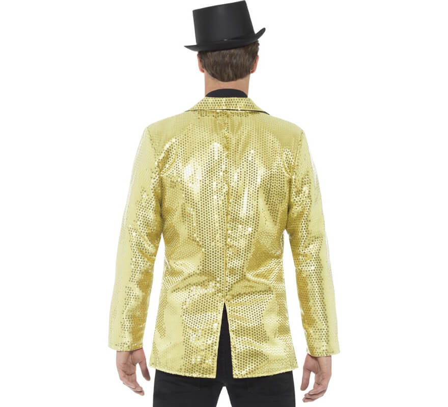Goldene Jacke mit Pailletten für Herren-B