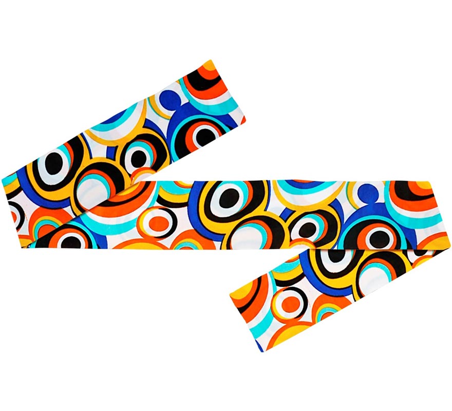 Cinta para la Cabeza Hippie burbujas psicodélicas-B