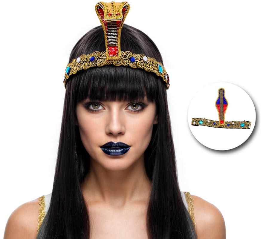 Egyptian Snake Ribbon with Diamond-B