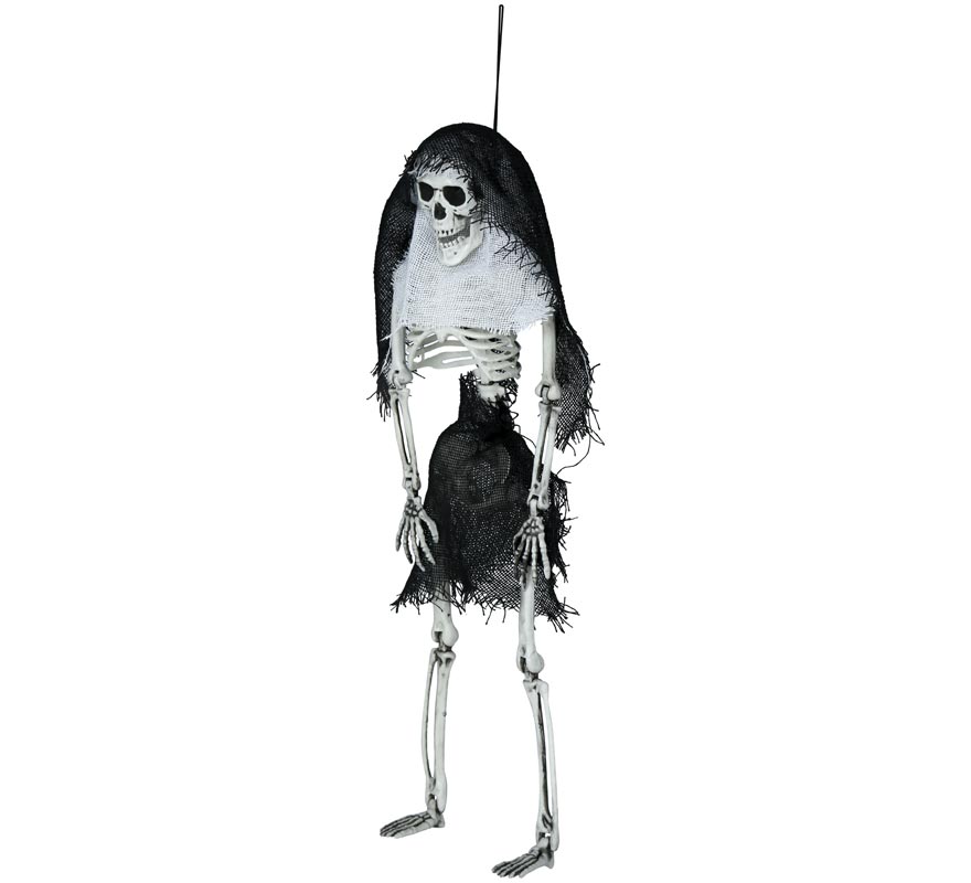 Pingente de esqueleto com capuz de 45 cm-B Pingente de esqueleto com capuz de 45 cm-B