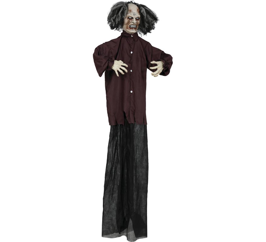 Pingente Zumbi de 180 cm com Som e Luz de Movimento-B