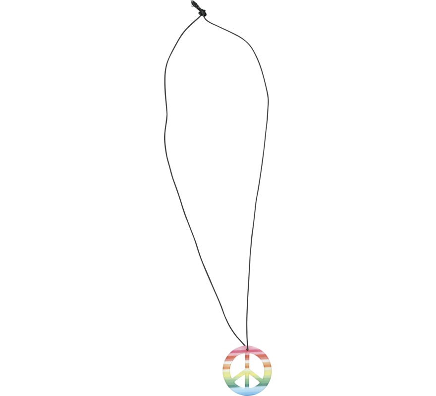 Colgante Hippie multicolor de 6 cm-B