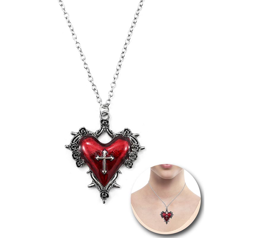 Gothic Heart Necklace-B