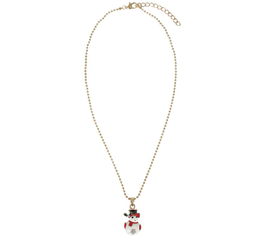 Snowman Necklace-B
