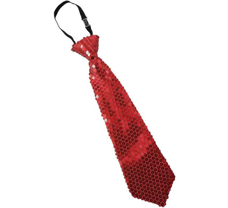 Corbata de Lentejuelas de 31 cm en varios colores-B