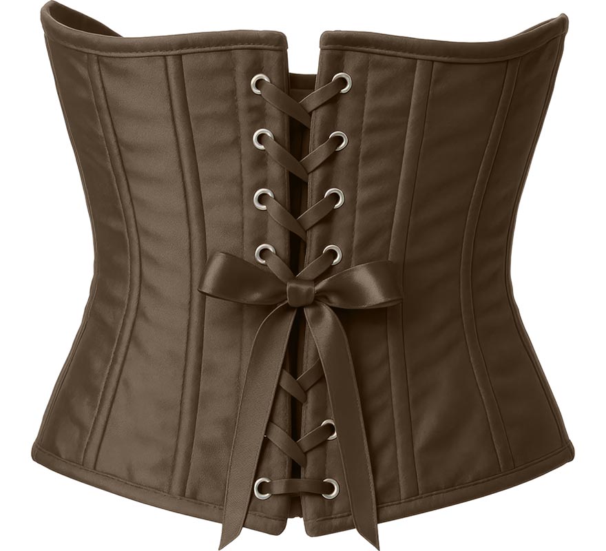 Corset Pirata marrón para mujer-B