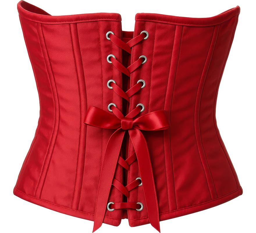 Corset Pirata rojo para mujer-B