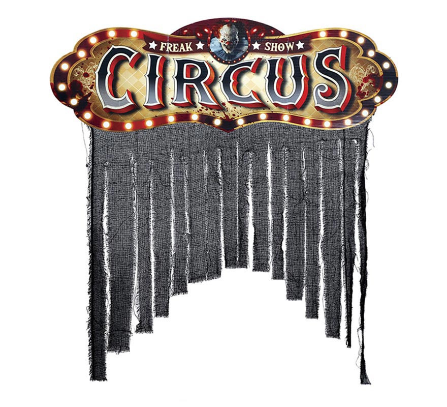 Rideau Cirque 90x30 cm-B