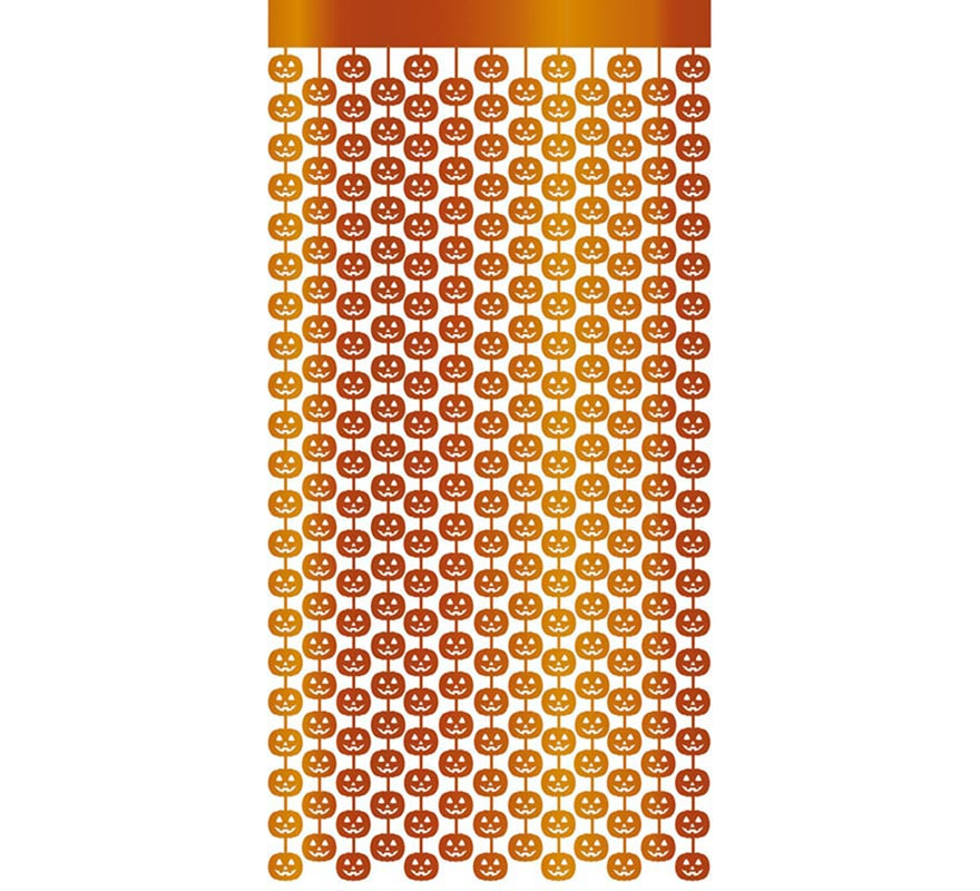 Kürbis-Metallic-Vorhang 100 x 200 cm-B