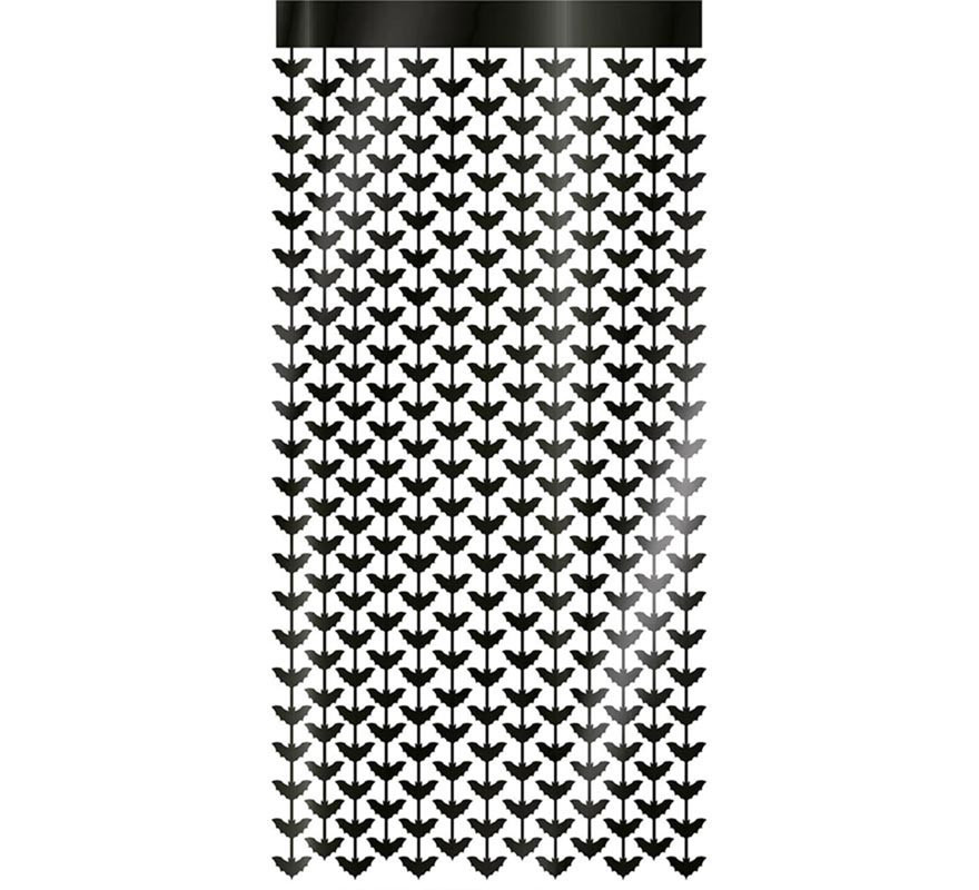 Metallischer Vorhang mit Fledermäusen, 100 x 200 cm-B