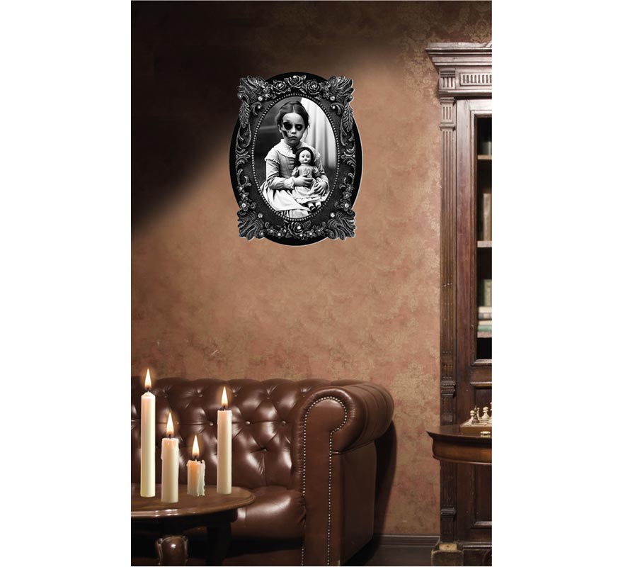 Adhesive Picture of a Girl 30x23 cm-B