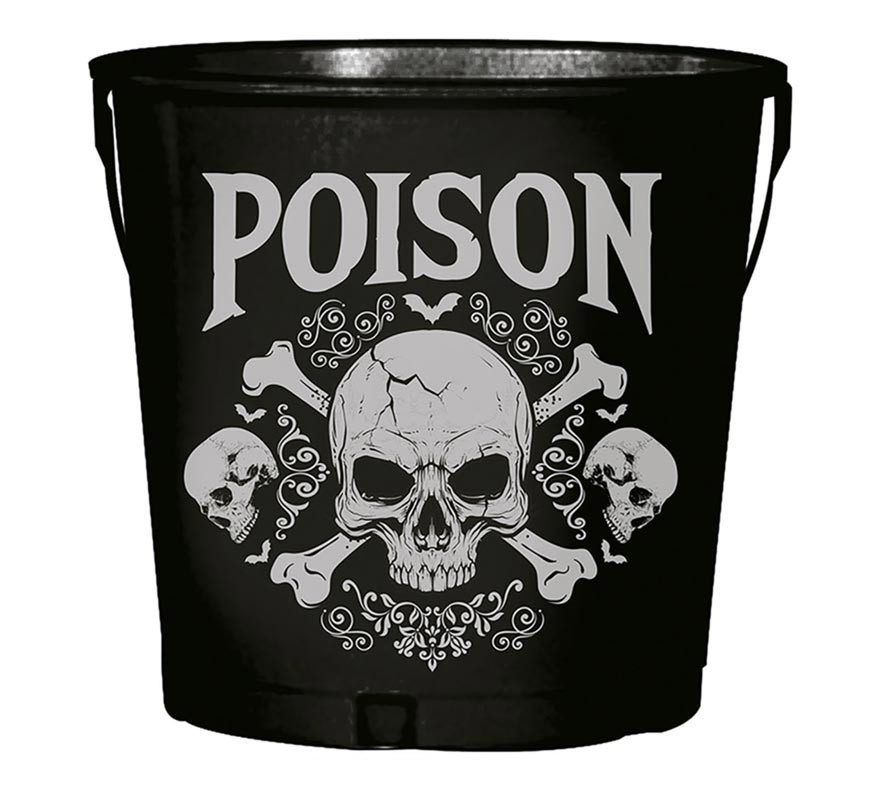 'Cubo Metal ''Poison'' de 19x23 cm'-B