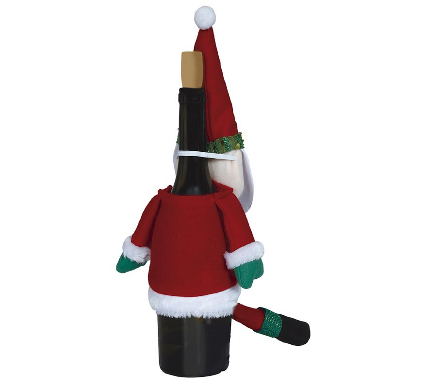 45 cm Sitting Santa Claus Bottle Cover-B