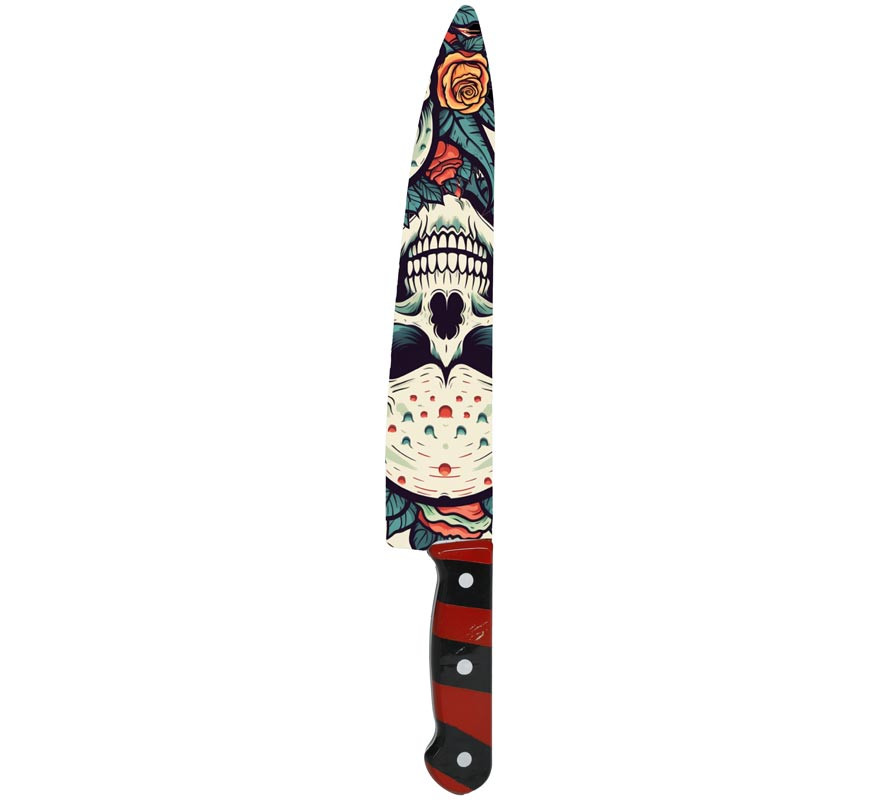 Cuchillo Calavera 37 cm-B