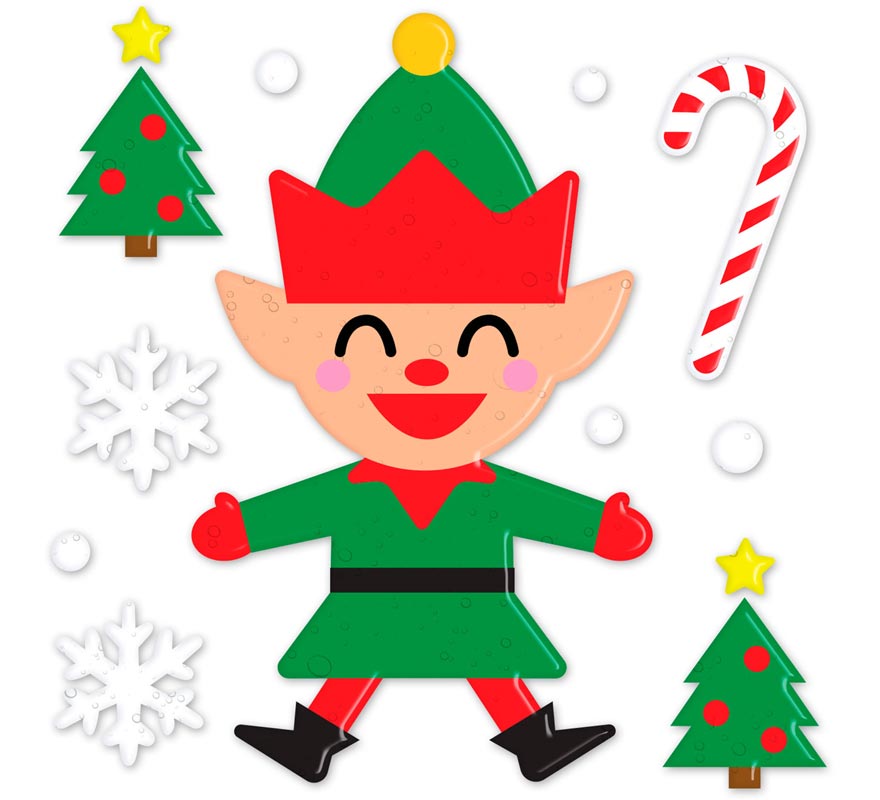 Decoración Gel Elfo de 20x25 cm-B