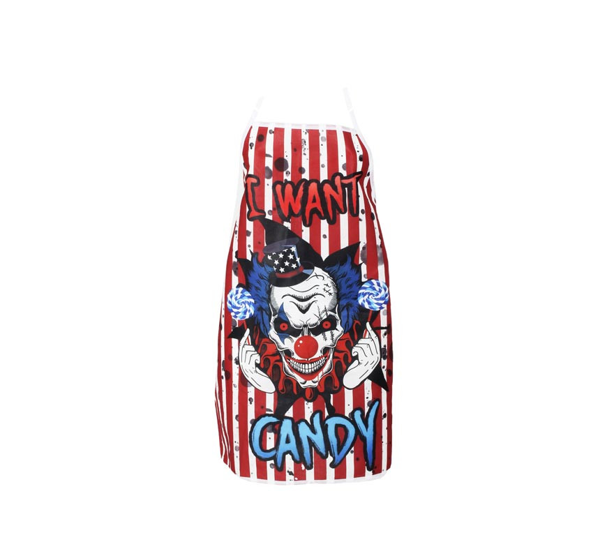 Candy Killer Clown Apron-B