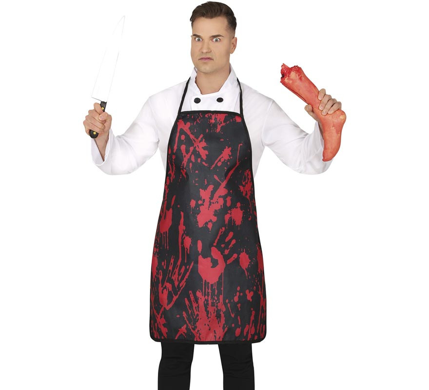 Black Bloody Apron 55x75 cm-B