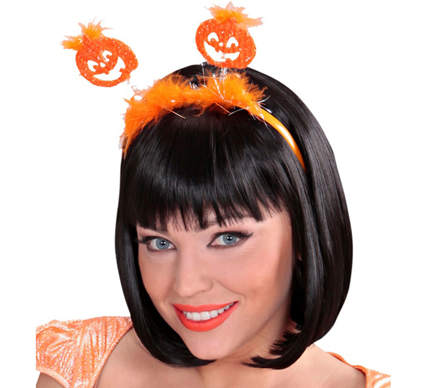 Headband with Pumpkins-B