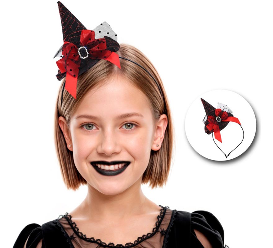 Children's Witch Hat Headband-B