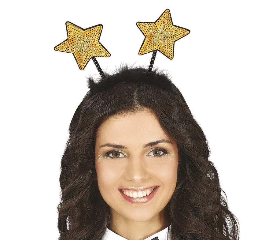 Diadema de Estrellas con Lentejuelas en dos colores-B