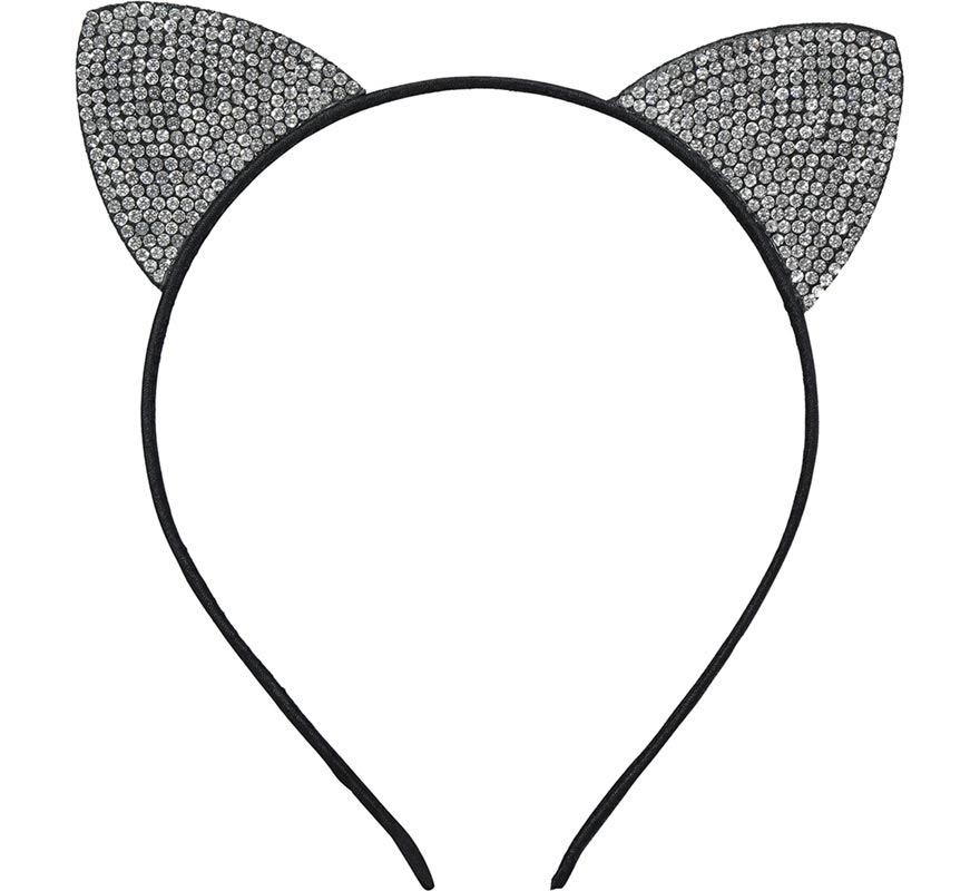 Diadema de Ratón plateada-B