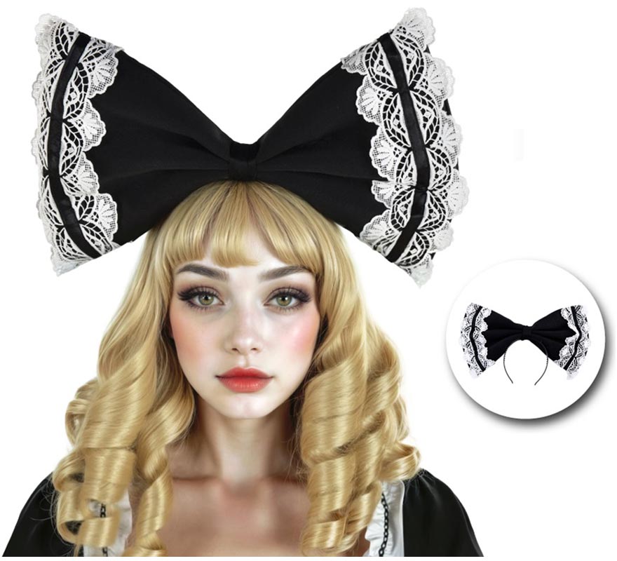 Black Doll Headband-B