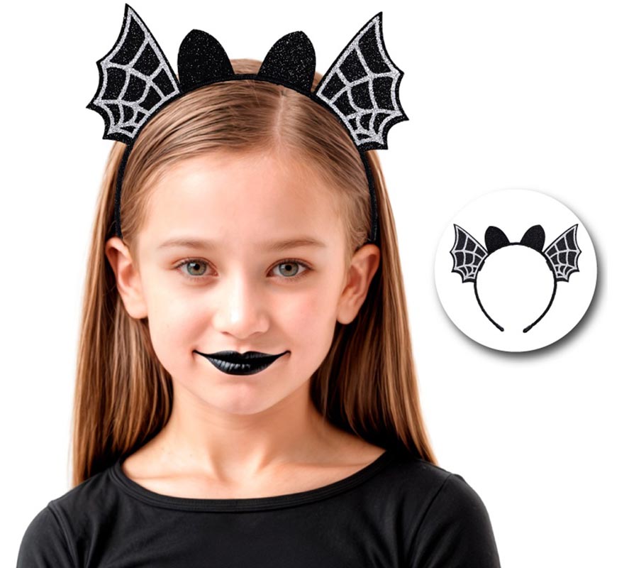 Bat Headband with Children's Bow-B