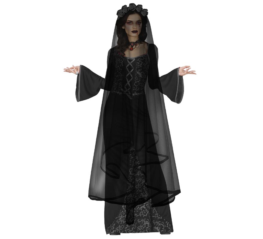 Black Veil Headband-B