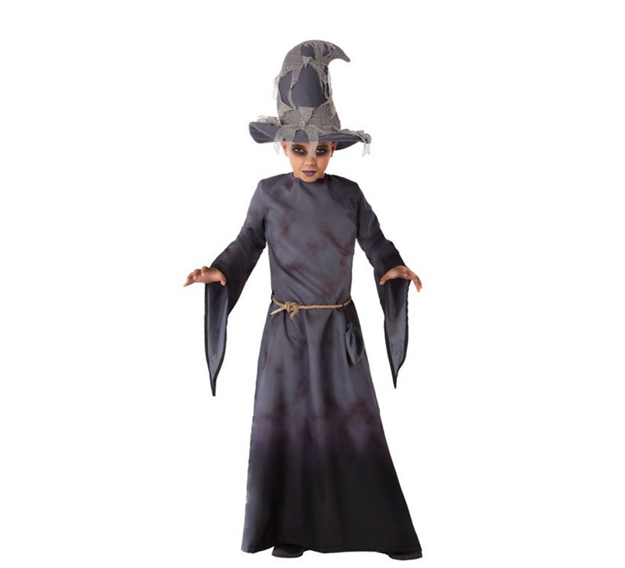 Gris Costume De Sorciere Pour Les Enfants