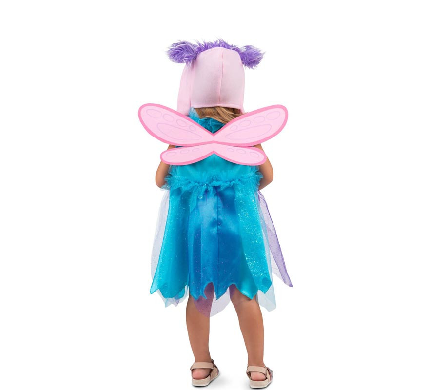 Blue Abby Surprise costume with hat for baby and girl-B