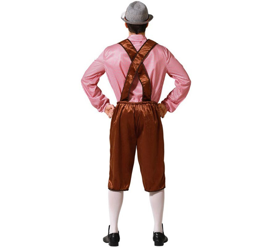 Costume traditionnel allemand marron pour homme-B