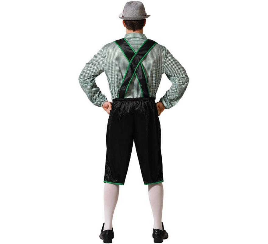 Traditional German costume for men in black-B