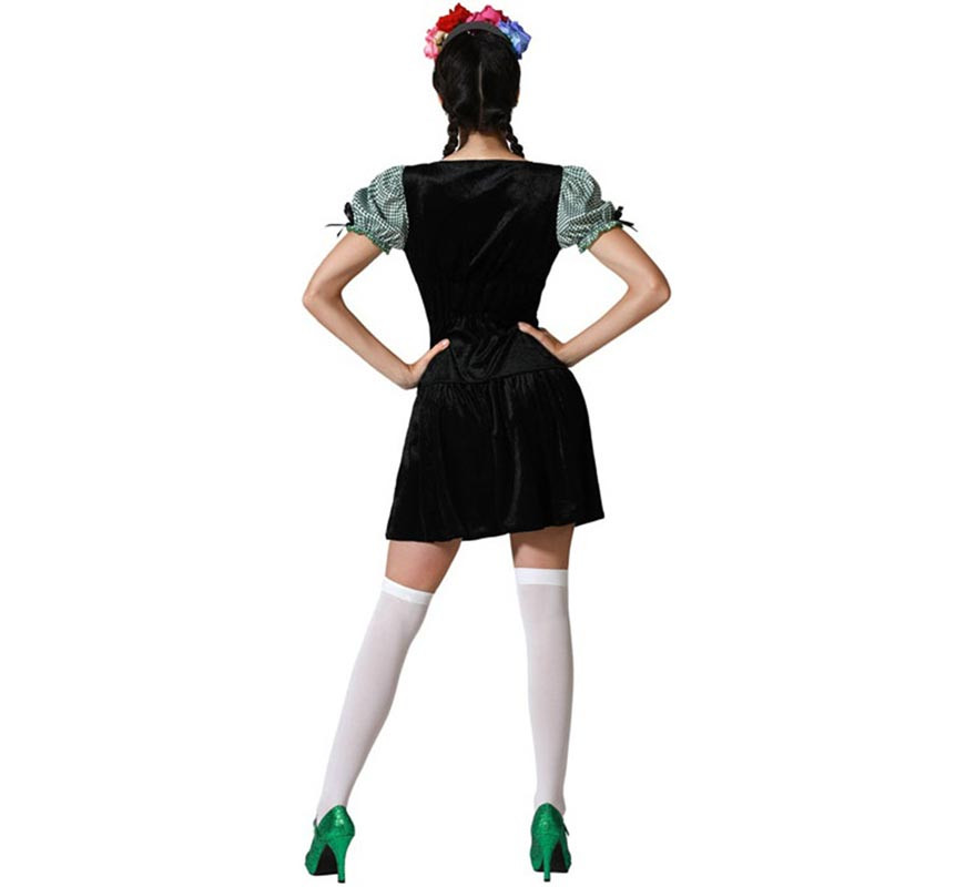 Costume traditionnel allemand noir pour femme-B