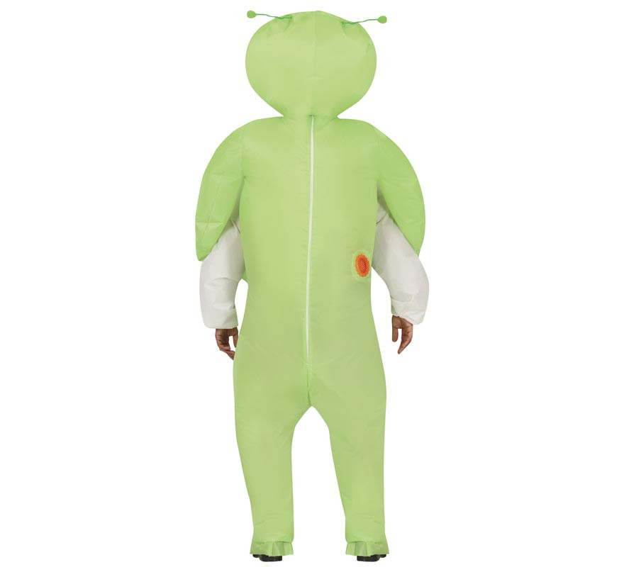 Inflatable or blow up green alien costume for men-B