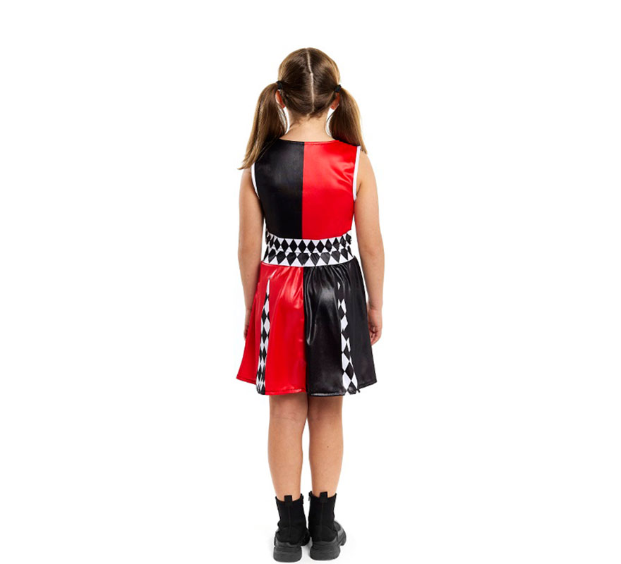 Dangerous Harlequin Cheerleader Costume for Girls-B