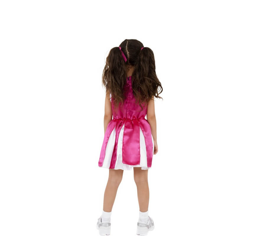 Costume da Cheerleader rosa per bambina-B