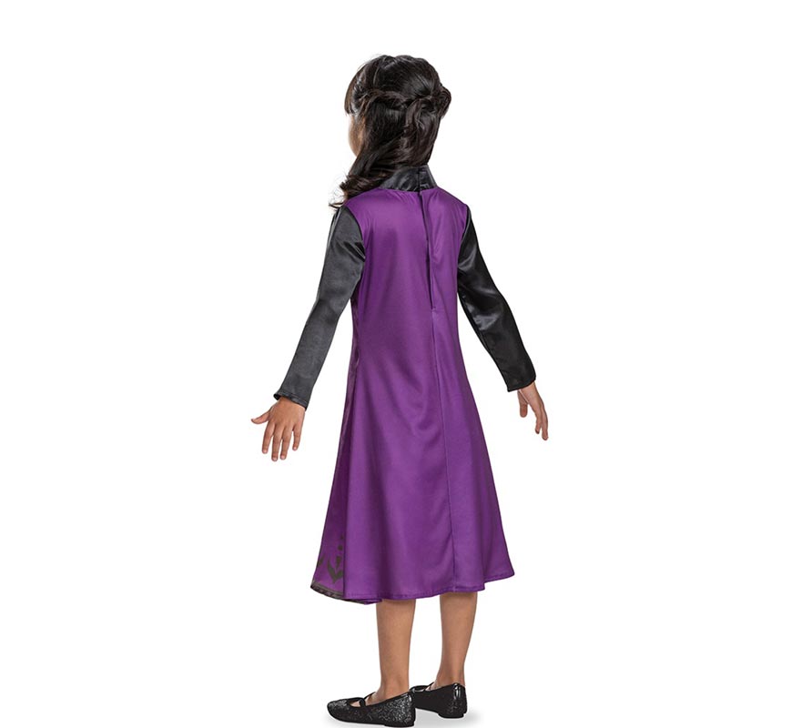 Disfraz de Anna Frozen traje morado para niña-B