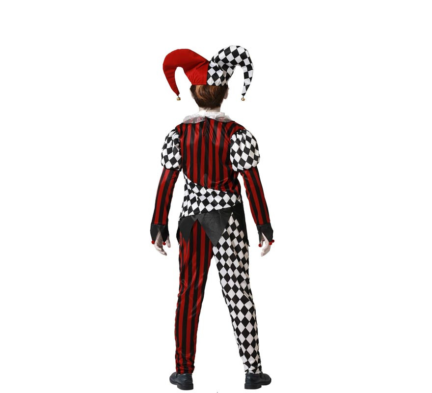 Costume da Arlecchino sinistro per bambino-B